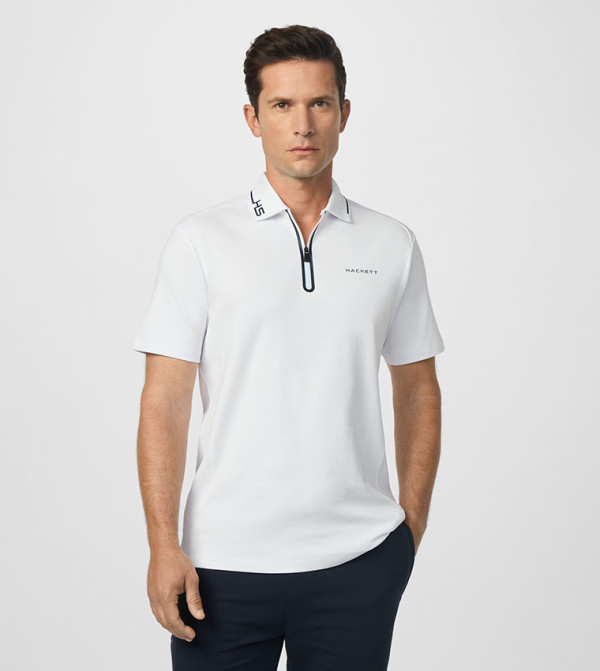 Logo Detail Classic Fit Short Sleeves Polo T-Shirt