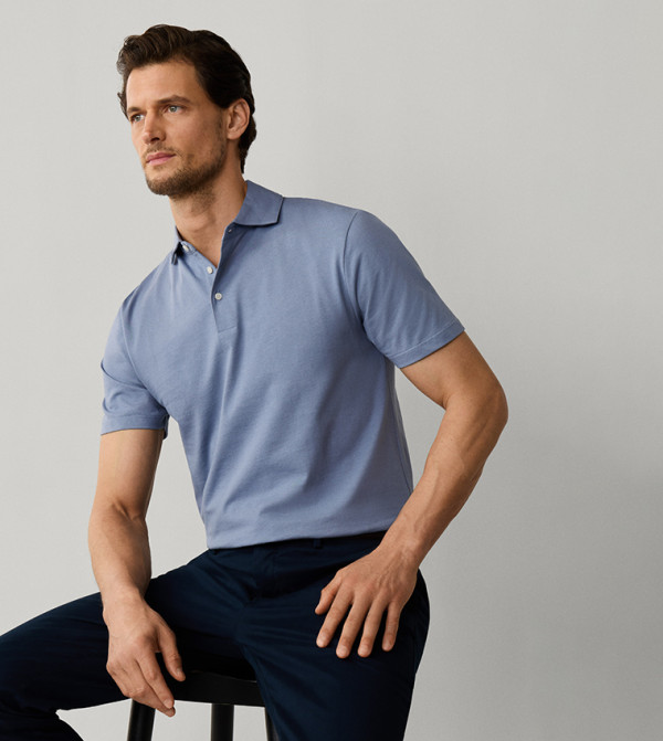 Pima Short Sleeves Polo T-Shirt