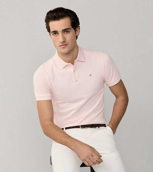 Pique Short Sleeves Slim Fit Polo T-Shirt