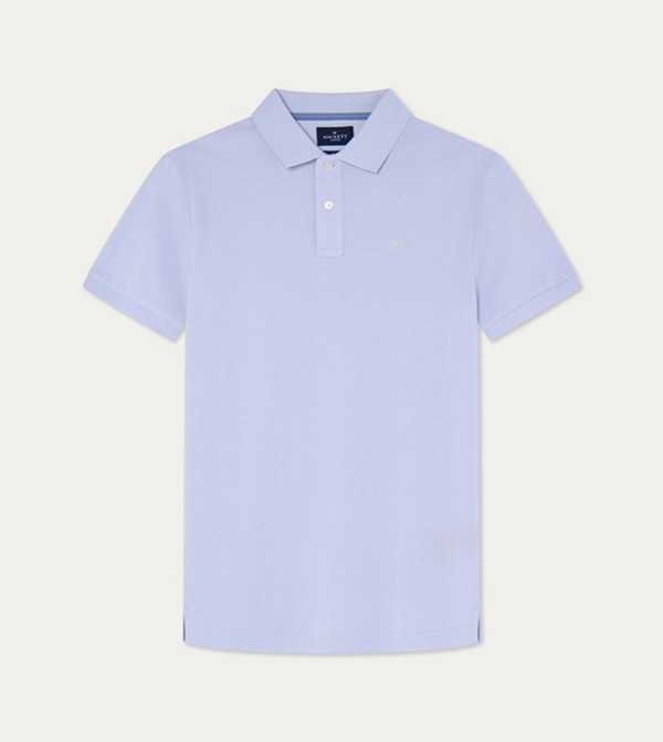 Logo Embroidered Knitted Polo T-Shirt