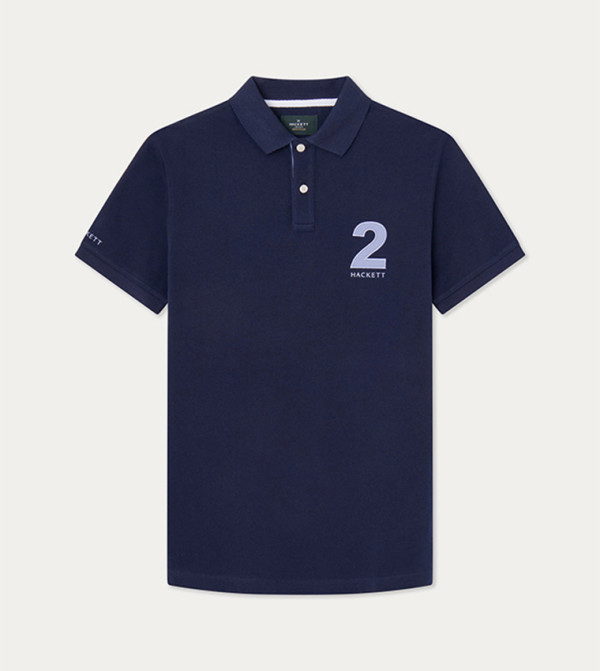 Logo Embroidered Short Sleeves Polo T-Shirt