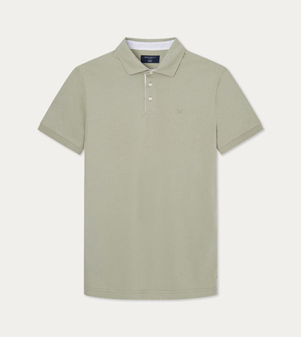 Logo Embroidered Short Sleeves Polo T-Shirt