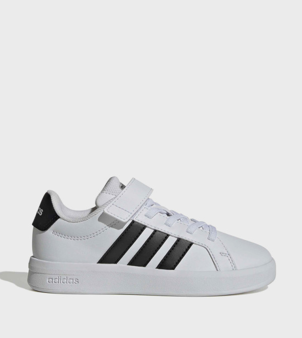 GRAND COURT 3.0 EL C Stripe Detail Velcro Sneakers