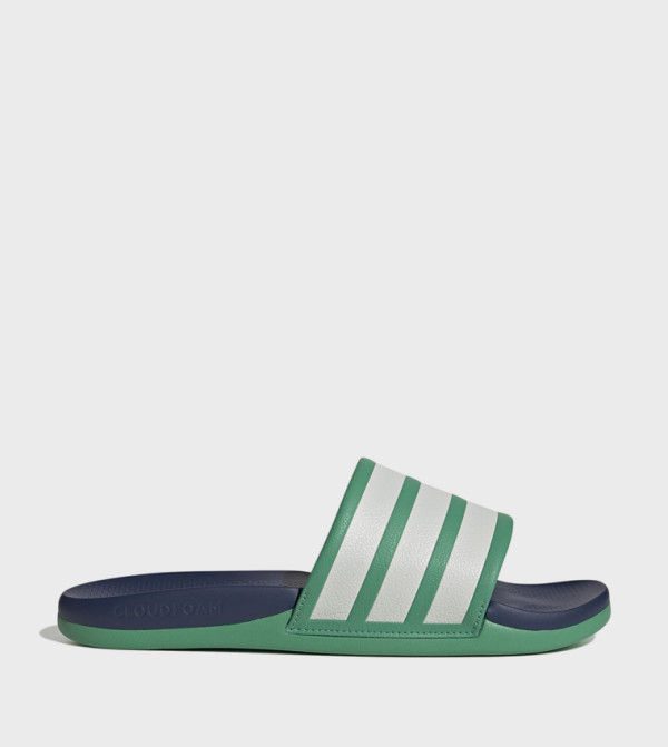 ADILETTE COMFORT 2.0 Striped Open Toe Slides