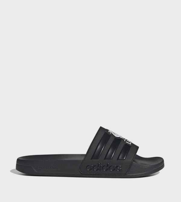 ADILETTE Liverpool Shower Logo Detail Open Toe Slides