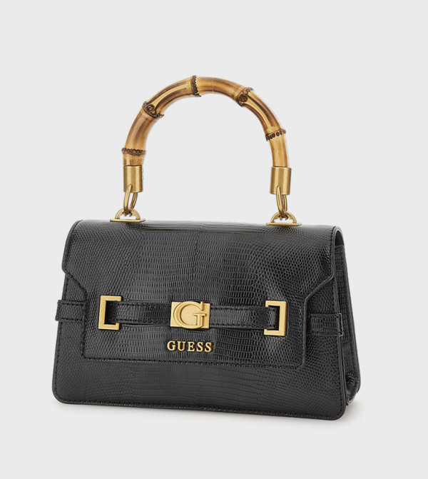 SIBEL Textured Flap Top Handle Bag