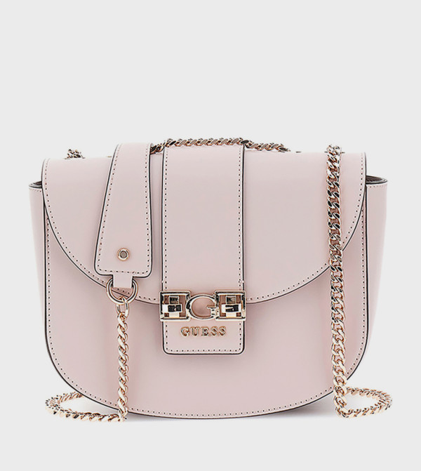 JANE Logo Detail Flap Shoulder Bag