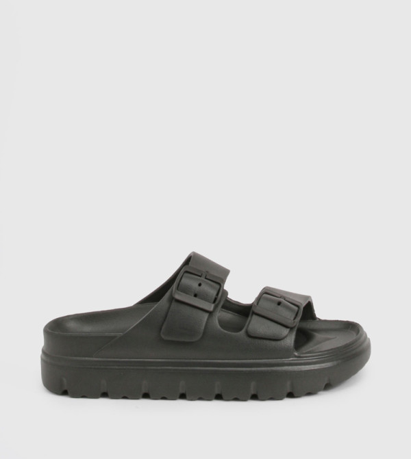 Double Strap Buckle Sandals