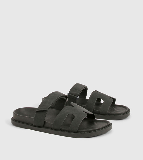 Cut Out Detail Comfort Sandals