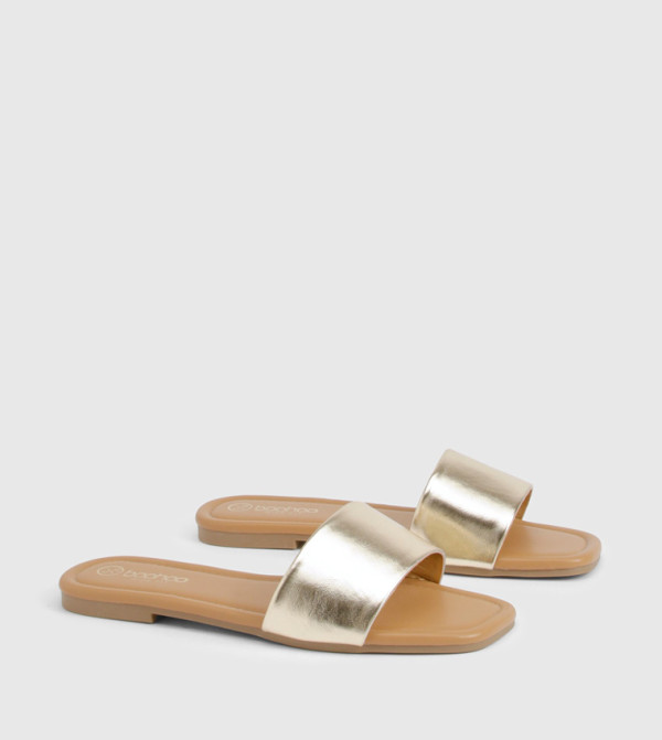 Wide Fit Minimal Flat Sandals