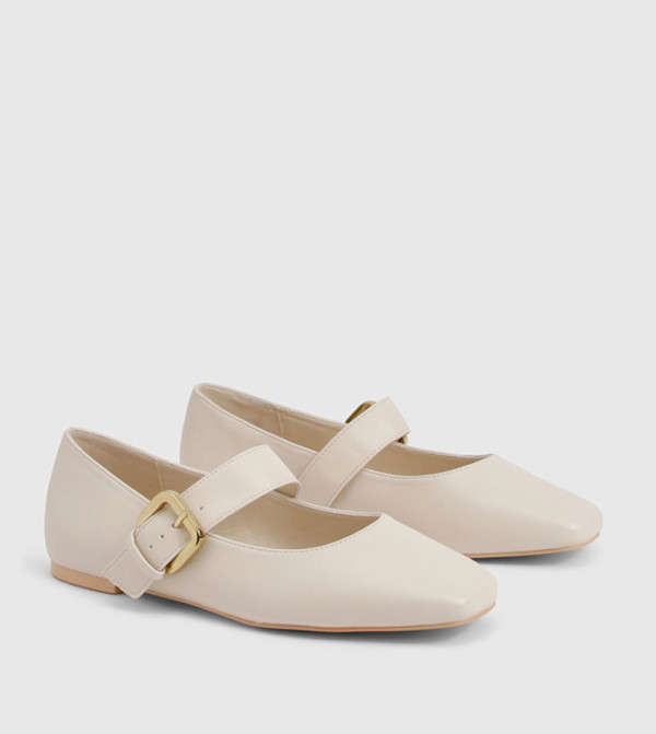 Solid Mary Jane Shoes