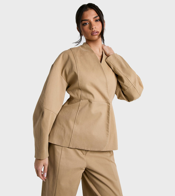 بليزر بأكمام باريل تويل  