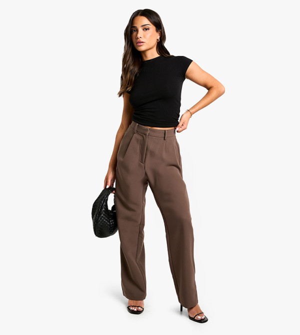 Petite Essential Relaxed Fit Trousers
