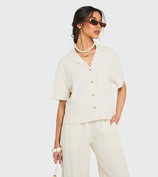 Premium Linen Short Sleeves Shirt