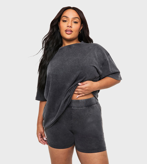 Curve Acid Wash Cycling Shorts