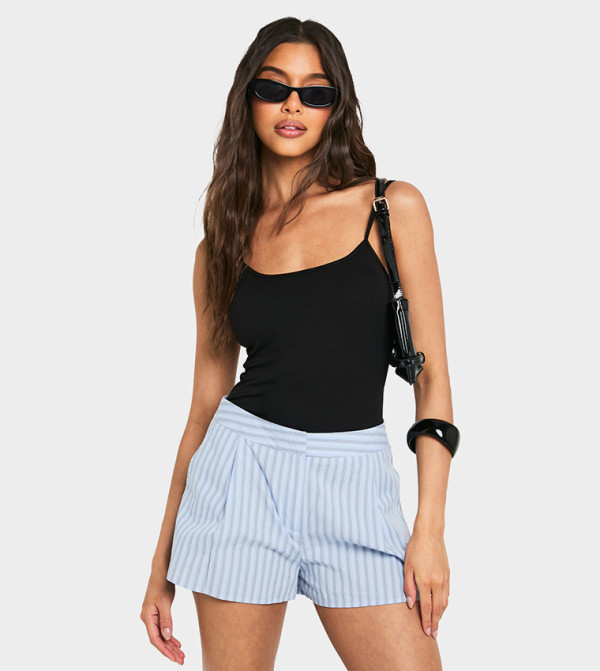 Soft Ribbed Padded Strappy Cami Top