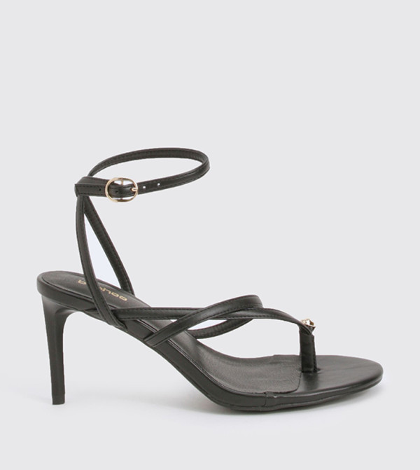 Hardware Detail 2 Part Heel Sandals