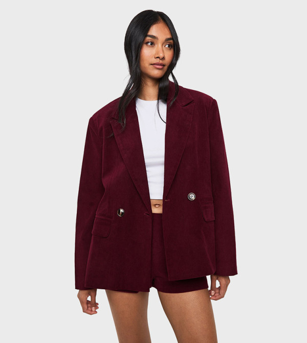 Solid Long Sleeves Blazer