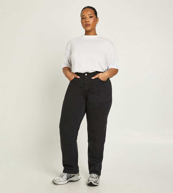 Curve High Waist Mom Fit Jeans