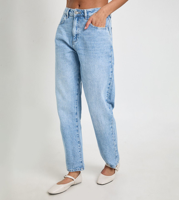 High Waist Mom Fit Jeans
