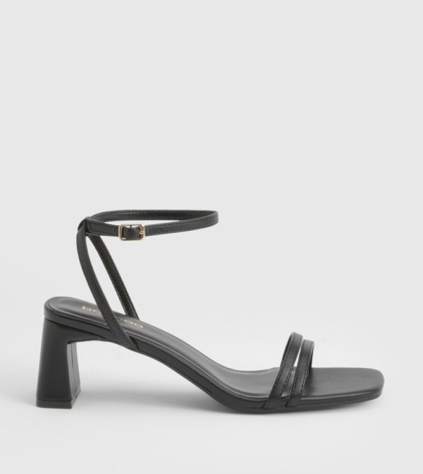 Wide Fit Strappy 2 Part Heel Sandals