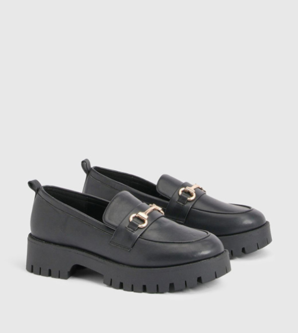 Chunky T-Bar Loafers