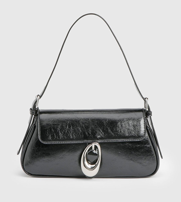 Hardware Buckle Detail Shoulder Bag
