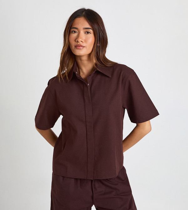 Chambray Button Through Shirt