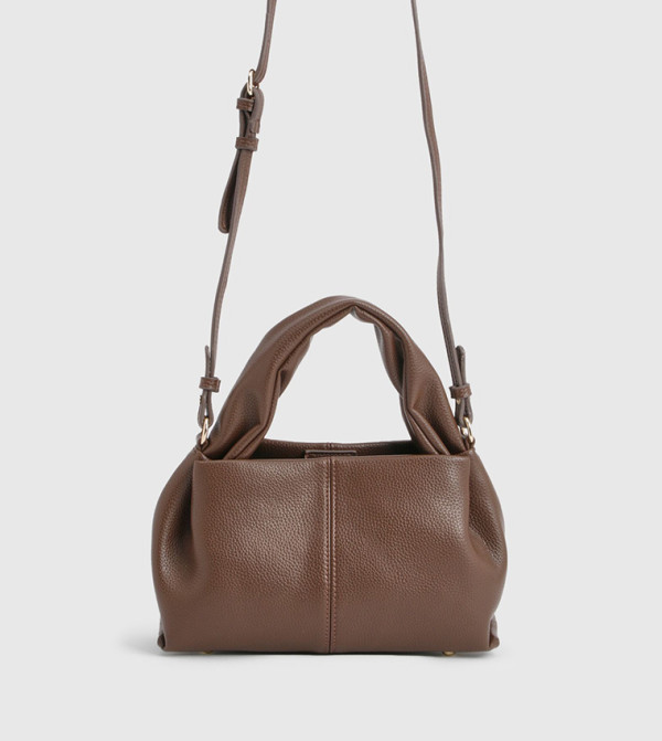 Slouchy Handheld Bag with Detachable Strap