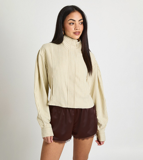 Lace Trim Runner Shorts