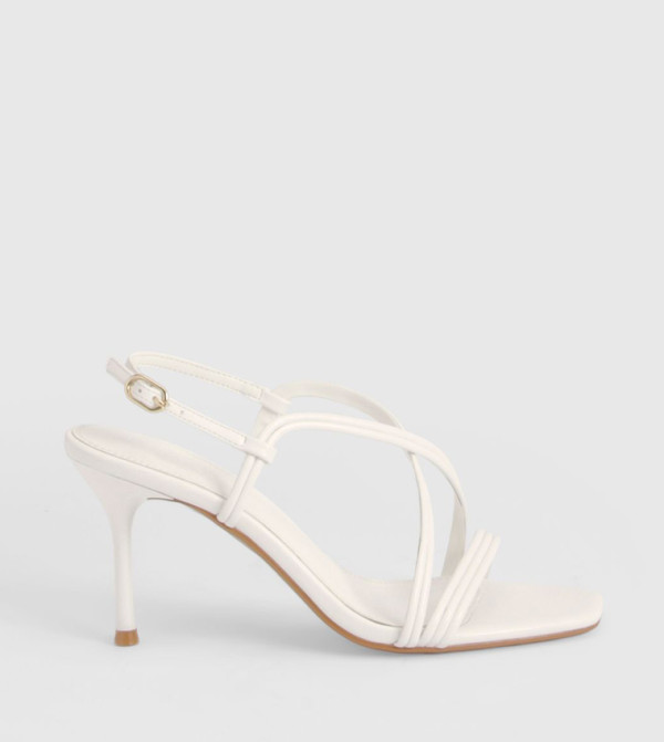 Open Toe Strappy Heel Sandals