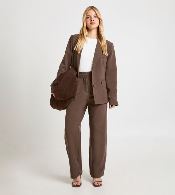 Petite Essential Straight Fit Trousers