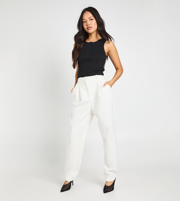Petite Essential Slim Fit Tailored Trousers