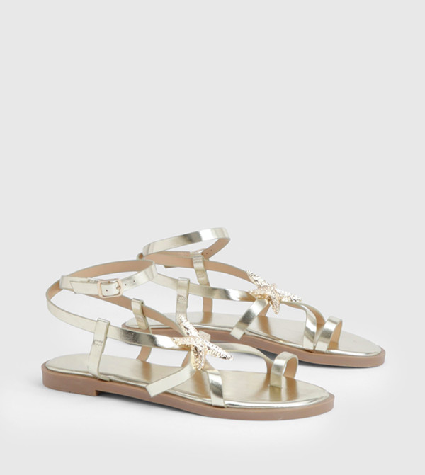 Starfish Trim Toe Post Sandals