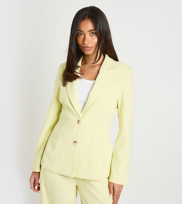 Linen Look Marl Oversized Blazer