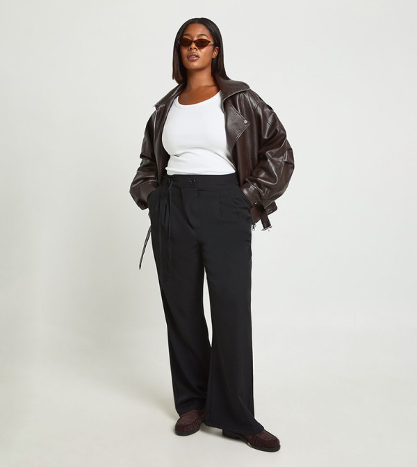Curve Wrap Over Waist Trousers