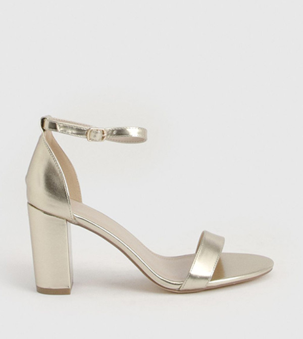 Ankle Strap Block Heel Sandals