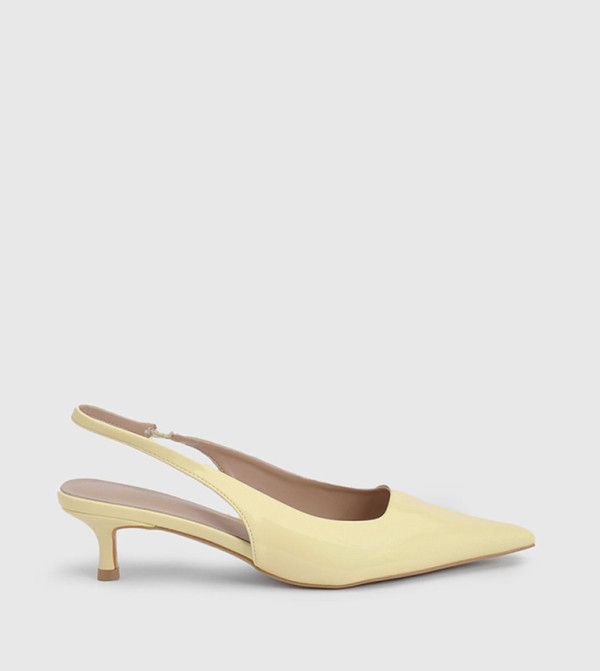 Slingback Kitten Heel Pumps