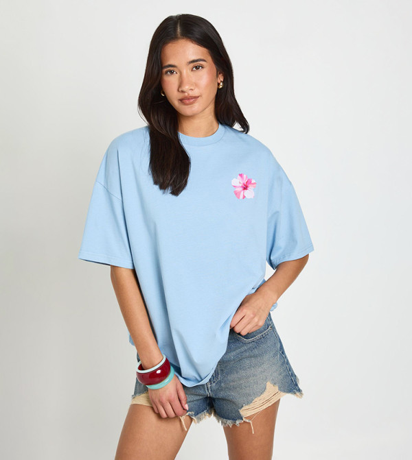 Venice Beach California Front and Back Printed T-Shirt