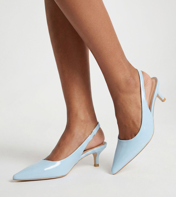 Pointed Toe Slingback Pumps
