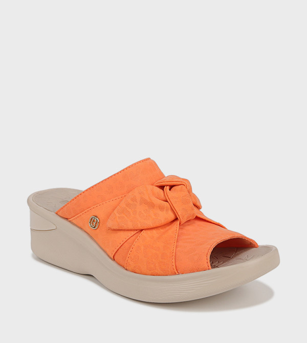 SMILE Peep Toe Wedge Sandals