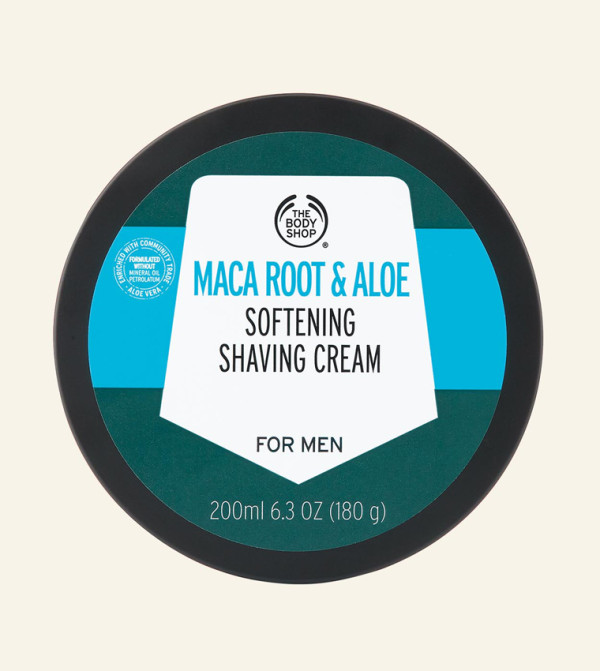 Maca Root And Aloe Softening Shaving Cream, 200ml