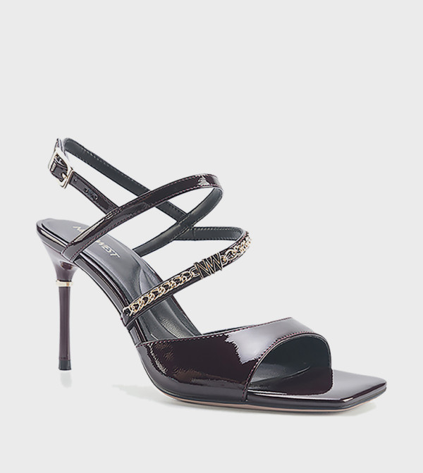 IRENA Chain Detail Strappy Heeled Sandals