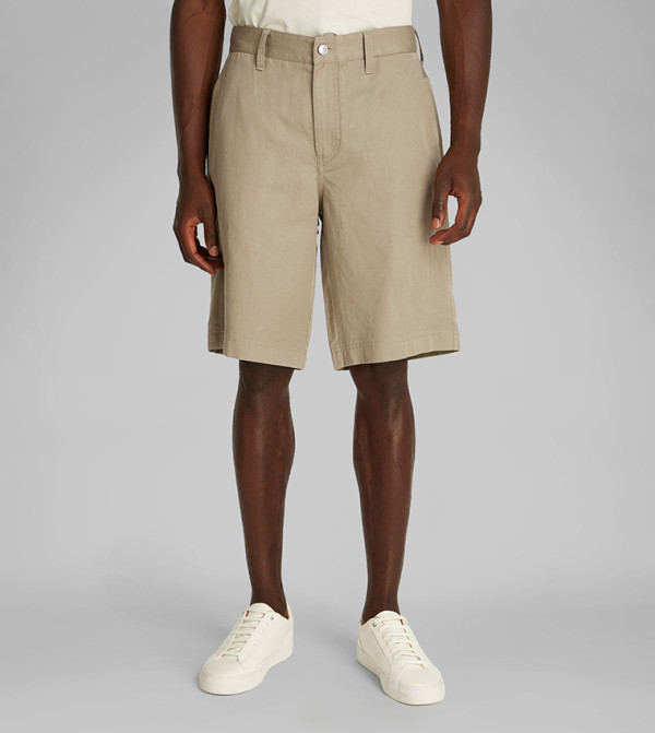Linen Tencel Casual Shorts