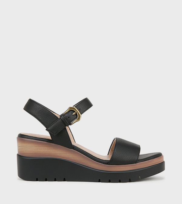 GRACIELA Ankle Strap Wedge Sandals