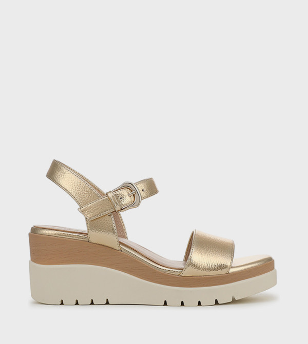 GRACIELA Ankle Strap Wedge Sandals