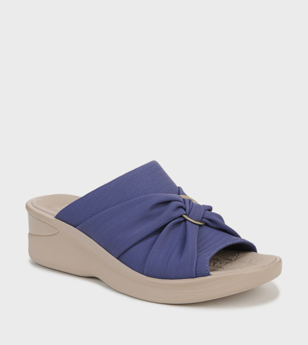 SERENADE Peep Toe Wedge Sandals