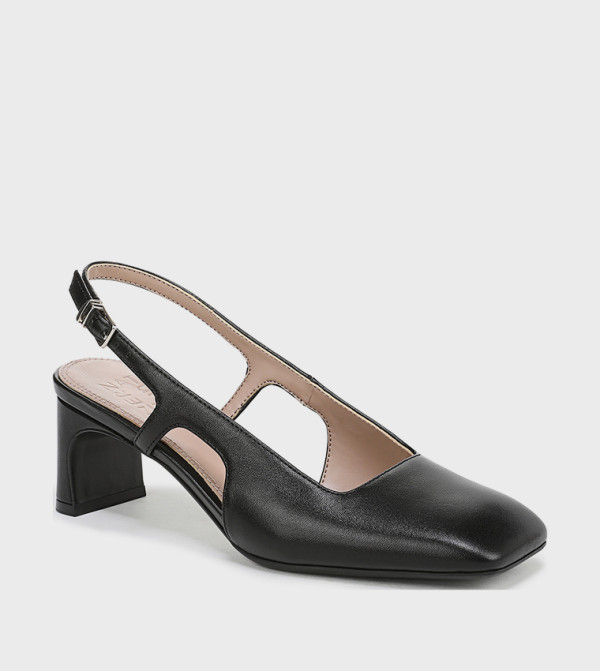 CARMEN Square Toe Slingback Pumps