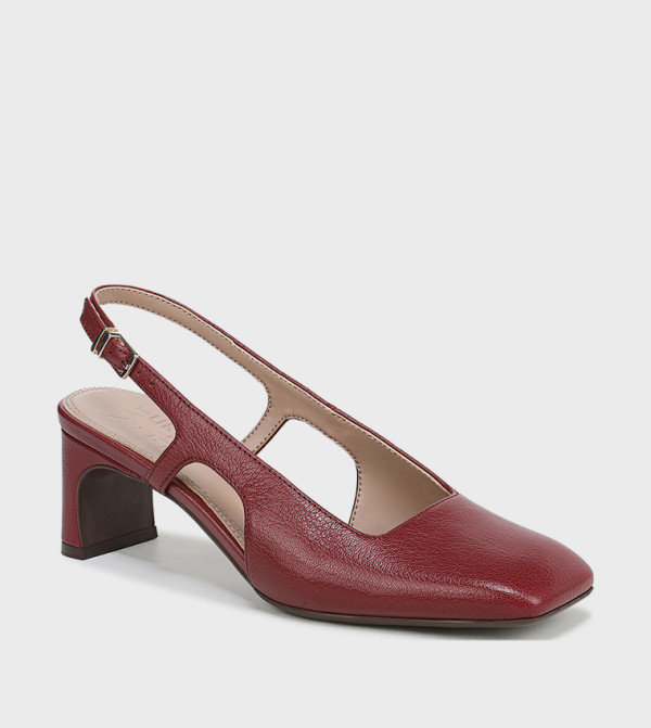 CARMEN Square Toe Slingback Pumps
