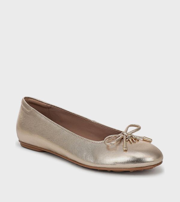 ASHLYN Bow Deail Round Toe Ballerinas
